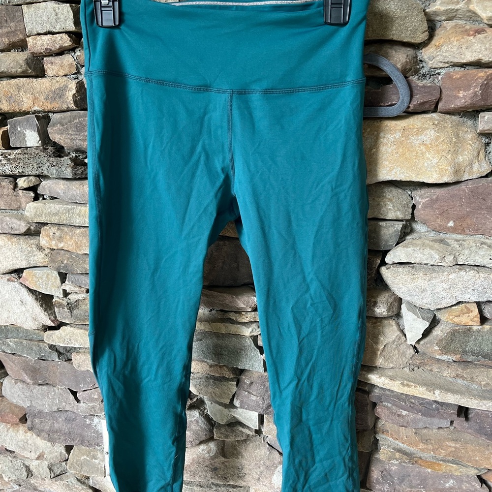 Calvin Klein Blue Leggings Stretchy Full-Length